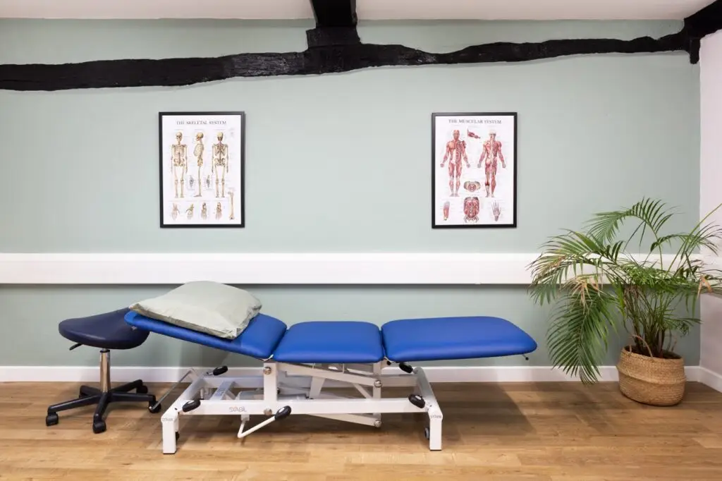 Treatment room, at Beaconsfield health hub, used for osteopathy, physiotherapy, Mummy mot, orthotics appointments and sports massage. Pelvic, Health, Physio